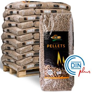 HIT houtpellets in zakken 6 mm ENplusA1, 66 x 15 kg pallet