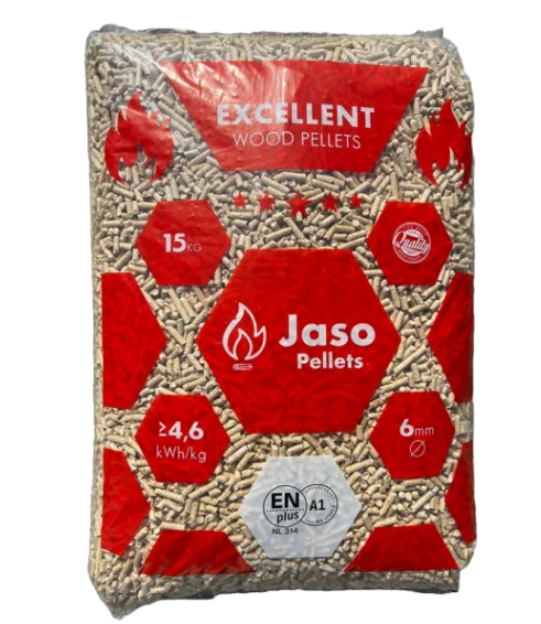 Jaso Excellent houtpellets (wit) EN+A1 – Image 2